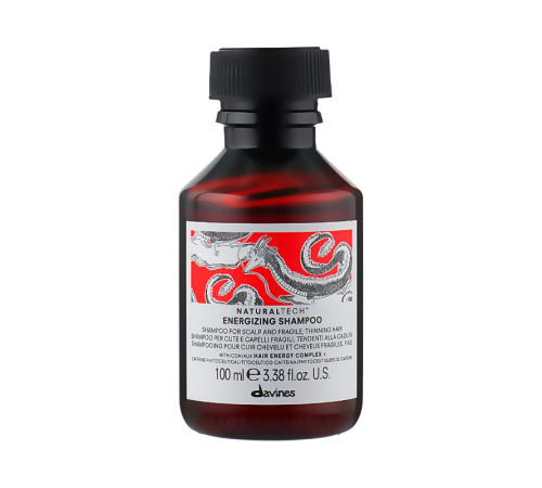 Енергетичний шампунь Davines Natural Tech Energizing Shampoo, 100 мл