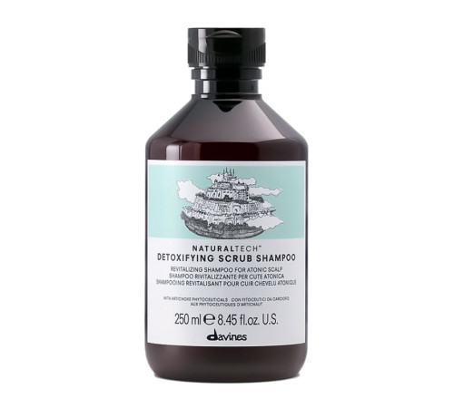 Шампунь-скраб Davines Detoxifying Shampoo, 250 мл