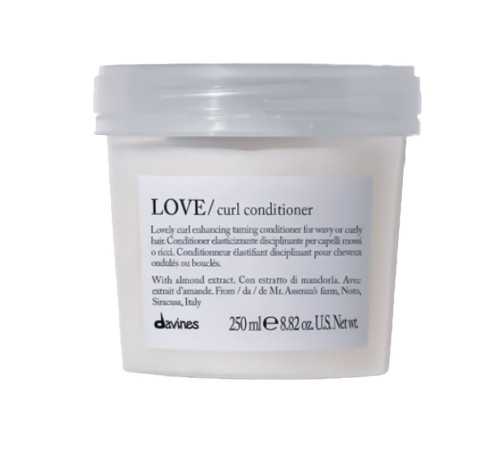 Кондиціонер для волосся Davines LOVE Curl Conditioner для посилення завитка, 250 мл