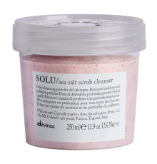 Паста-скраб Davines SOLU sea salt scrub cleancer з морською сіллю для глибокого очищення шкіри голови, 250 мл