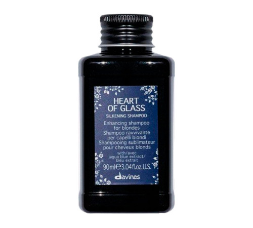 Шампунь Davines Heart Of Glass Silkening Shampoo для блонда, 90 мл