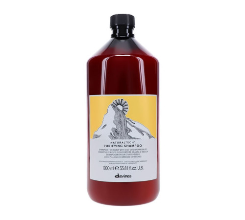 Очищаючий шампунь проти лупи Davines NaturalTech Purifying Shampoo, 1000 мл