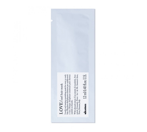 Маска Davines Love Curl Hair Mask для посилення завитка волосся, 12 мл (саше)