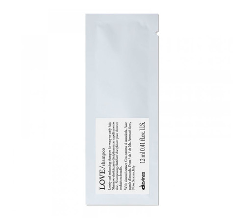 Шампунь Davines Love curl shampoo для кучерявого волосся, 12 мл (саше)