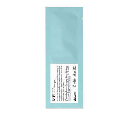 Шампунь для запобігання ламкості волосся Davines Anti-Breakage Melu Shampoo, 12 мл (саше)