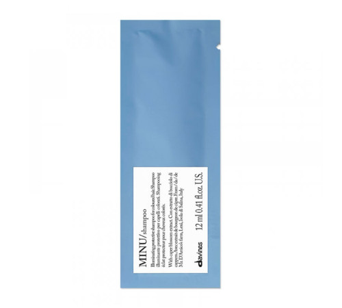 Шампунь Davines Minu Essential Haircare Shampoo для фарбованого волосся, 12 мл (саше)