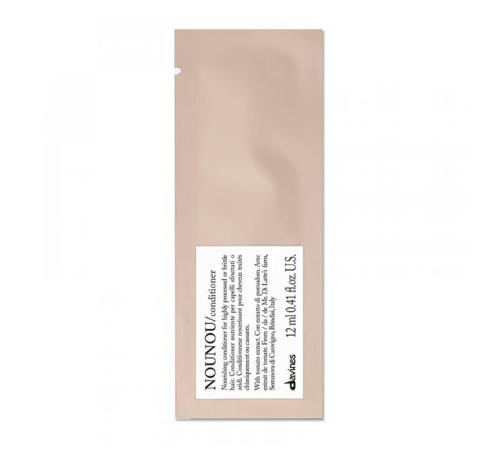 Кондиціонер Davines NOUNOU Conditioner поживний для ущільнення волосся, 12 мл (саше)