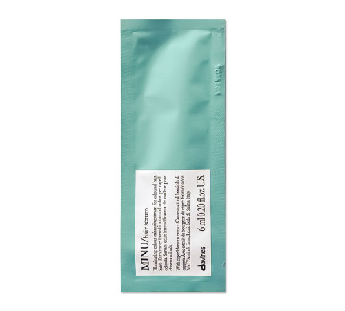 Сироватка Davines Essential Haircare MINU Hair Serum для захисту кольору фарбованого волосся
