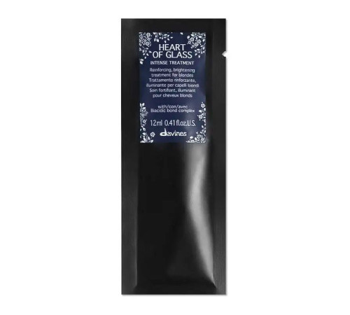 Інтенсивний догляд для блонду Davines Heart of Glass Intense Treatment, 12 мл (саше)