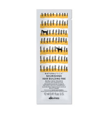 Поживна відновлююча маска Davines Nourishing Hair building pak для сухого та пошкодженого волосся, 12 мл (саше)