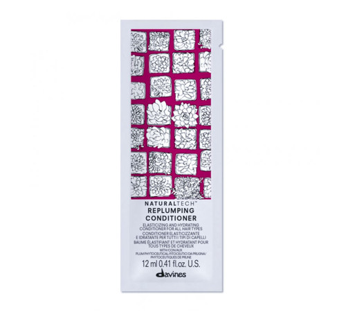 Кондиціонер ущільнюючий Davines Natural Tech Replumping Conditioner, 12 мл (саше)