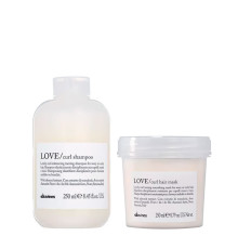 Набір Davines LOVE Curl шампунь і маска для кучерявого волосся, 2х250 мл
