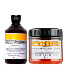 Набір Davines Nourishing DUO шампунь та кондиціонер для сухого та пошкодженого волосся, 2х250 мл
