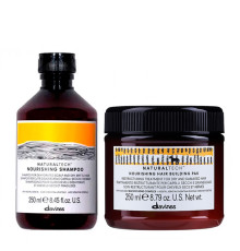 Набір Davines Nourishing DUO шампунь та відновлююча маска для сухого та пошкодженого волосся, 2х250 мл