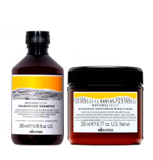 Набір Davines Nourishing DUO шампунь і живильна маска для сухого та пошкодженого волосся, 2х250 мл
