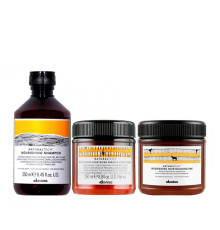 Набір Davines Nourishing TRIO шампунь, кондиціонер та маска для сухого та пошкодженого волосся, 3х250 мл