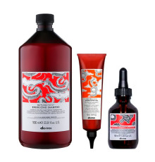 Набір Davines Natural Tech Energizing TRIO енергетичний шампунь, гель та лосьйон проти випадіння волосся, 1000/150/100 мл