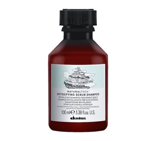 Шампунь-скраб Davines Detoxifying Shampoo, 100 мл