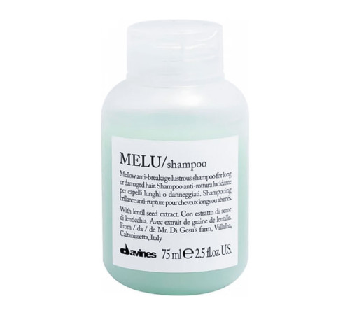 Шампунь для запобігання ламкості волосся Davines Anti-Breakage Melu Shampoo, 75 мл
