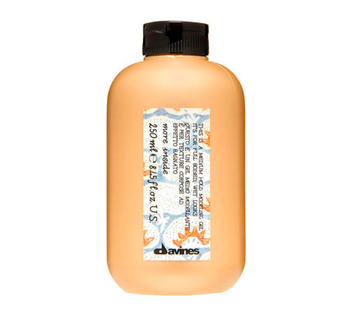 Моделюючий гель Davines More Inside Medium Hold Modelling Gel середньої фіксації для створення ефекту мокрого волосся 250 мл