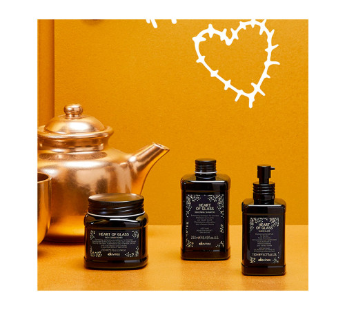 Подарунковий набір Davines Heart of Glass Kit для блонду, 250/250/150 мл