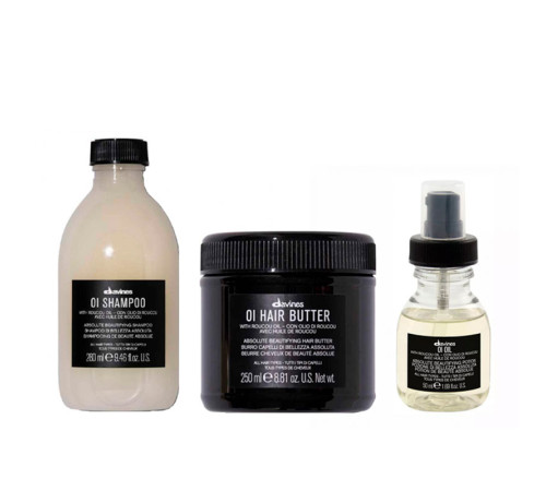 Подарочный набор Davines Oi Butter Kit для абсолютной красоты волос, 280/250/50 мл