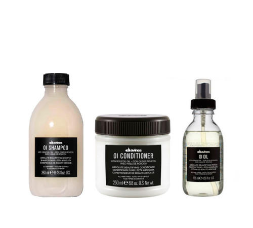 Подарунковий набір Davines Oi Kit для абсолютної краси волосся, 280/250/135 мл