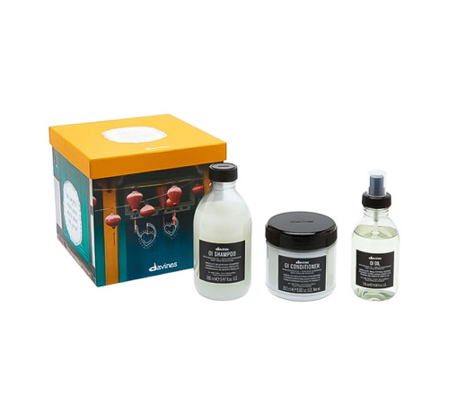 Подарунковий набір Davines Oi Kit для абсолютної краси волосся, 280/250/135 мл