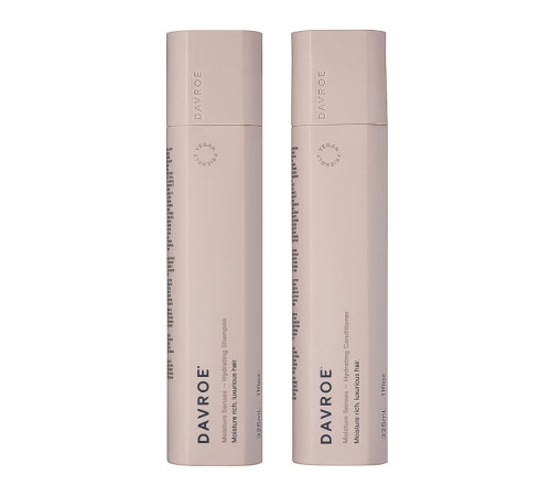 Набір Davroe DUO Moisture Senses Hydrating для зволоження сухого і жорсткого волосся, 2х325 мл