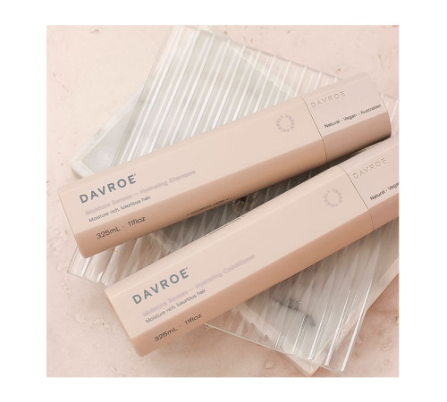 Набір Davroe DUO Moisture Senses Hydrating для зволоження сухого і жорсткого волосся, 2х325 мл