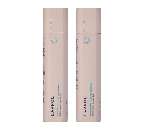 Набір Davroe DUO Smooth Senses Anti-Frizz шампунь і кондиціонер для пористого та сухого волосся, 2х325 мл