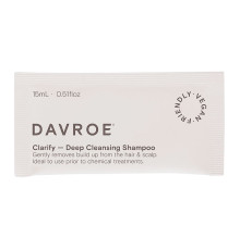 Шампунь Davroe Clarify Deep Cleansing Shampoo для глибокого очищення волосся, пробник 15 мл