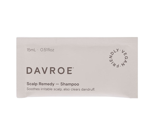 Заспокійливий шампунь DAVROE Scalp Remedy Shampoo для догляду за шкірою голови, пробник саше 15 мл