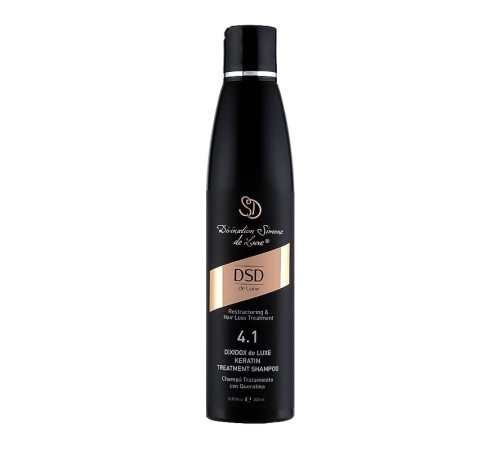 Восстанавливающий шампунь DSD 4.1 Dixidox de Luxe Keratin Treatment Shampoo против выпадения волос, 200 мл