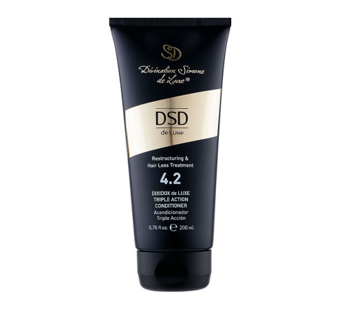 Бальзам-кондиціонер DSD 4.2 Dixidox de Luxe Triple Action Conditioner проти випадіння волосся, 200 мл