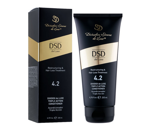Бальзам-кондиціонер DSD 4.2 Dixidox de Luxe Triple Action Conditioner проти випадіння волосся, 200 мл