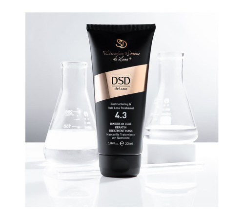 Восстанавливающая маска с кератином DSD 4.3 Dixidox DeLuxe Keratin Treatment для стимуляции роста волос, 200 мл