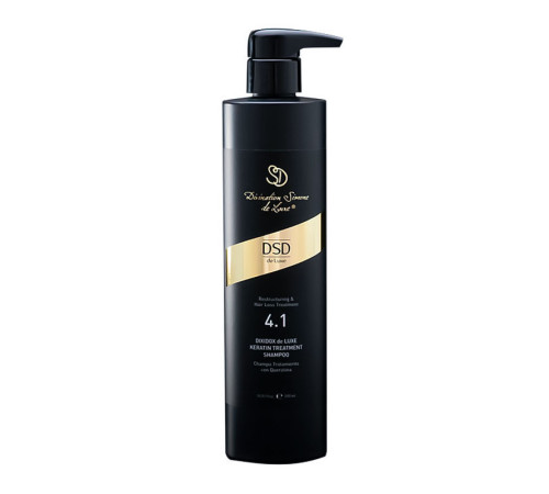 Восстанавливающий шампунь DSD 4.1 Dixidox de Luxe Keratin Treatment Shampoo против выпадения волос, 500 мл