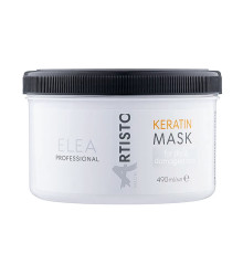 Маска Elea Professional Artisto Keratin Mask с кератином для восстановления поврежденных волос, 490 мл
