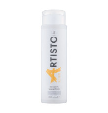 Безсульфатний шампунь Elea Professional Artisto SLS Free Keratin Shampoo для сухого та пошкодженого волосся з кератином, 200 мл