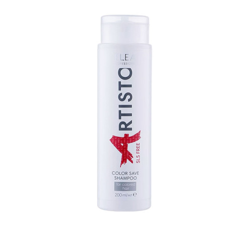 Безсульфатний шампунь Elea Professional Artisto SLS Free Color Save Shampoo для фарбованого волосся, 200 мл