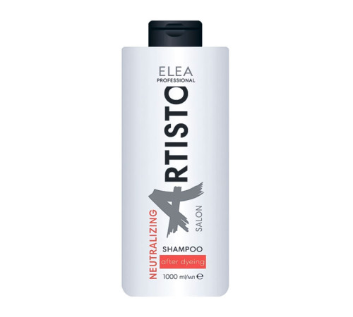 Шампунь-нейтралізатор Elea Professional Artisto Salon Neutralizing Shampoo після фарбування волосся, 1000 мл