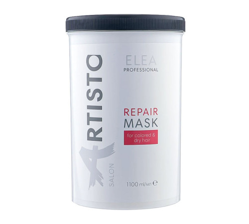 Відновлююча маска Elea Professional Artisto Salon Repair Mask для фарбованого і сухого волосся, 1100 мл