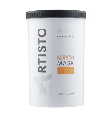 Маска Elea Professional Artisto Salon Keratin Mask для восстановления волос после химических процедур, 1100 мл