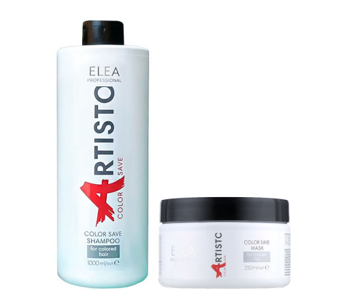 Набір Elea Professional Artisto Color Save DUO шампунь і маска для фарбованого волосся, 1000/250 мл