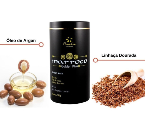 Маска Floractive Morocco Golden Plus Mask для сухого, пошкодженого та пофарбованого волосся, 50 г (розлив)