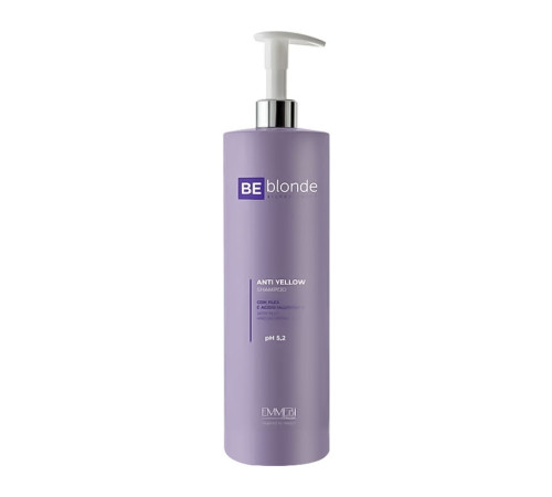 Шампунь антижовтий Emmebi Be Blonde Silver Shine Anti-Yellow Shampoo для блонду та освітленого волосся 250 мл