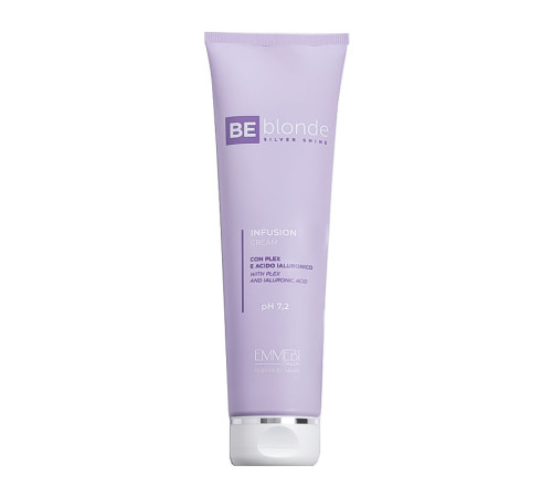 Крем-блеск Emmebi Be Blonde Silver Shine Infusion Cream для блонда и осветленных волос 150 мл