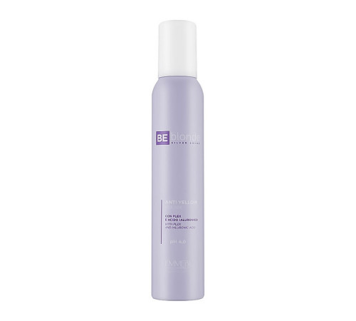 Мусс антижелтый Emmebi Be Blonde Silver Shine Mousse для блонда и осветленных волос 200 мл