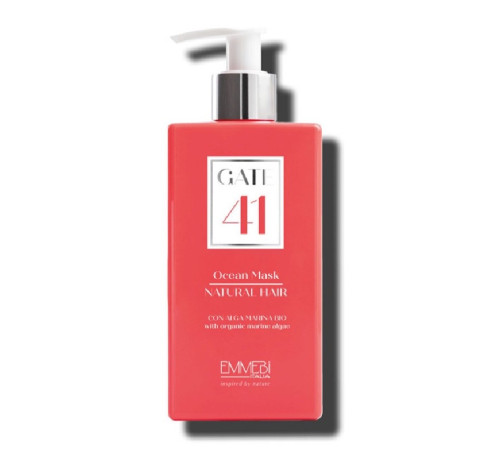 Зволожуюча маска Emmebi Italia Gate 41 Wash Ocean Mask Natural Hair для натурального волосся 200 мл